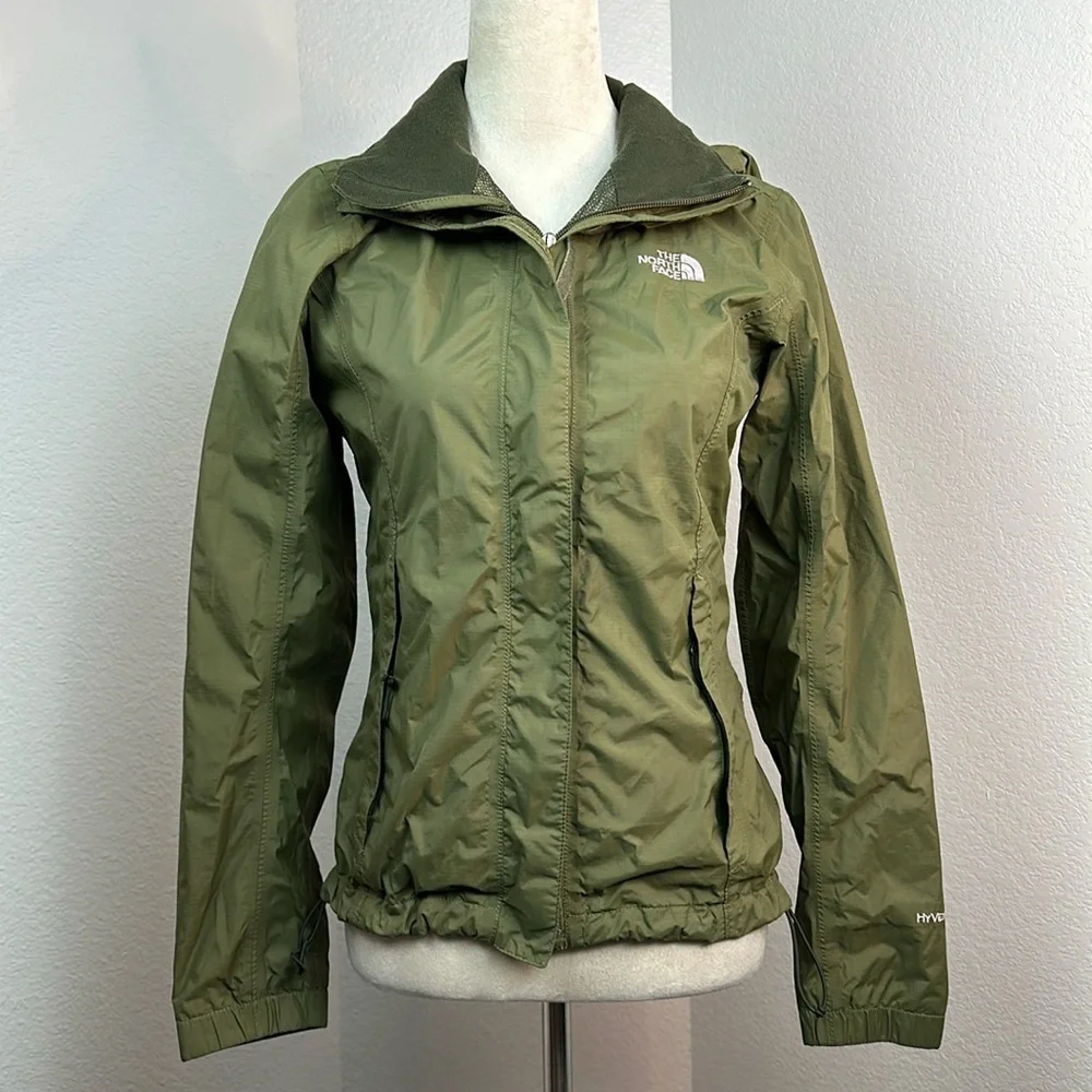 The North Face Resolve 2 Windbreaker Jacket Forest Olive Green Size XS NWOT - Picture 3 of 14